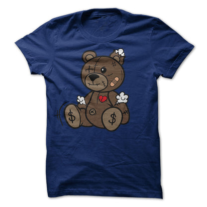 Damaged Teddy Bear Graphic Tee